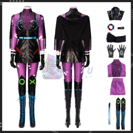 XXX-DC Punchline Cosplay Costume Alexis Kaye Suit